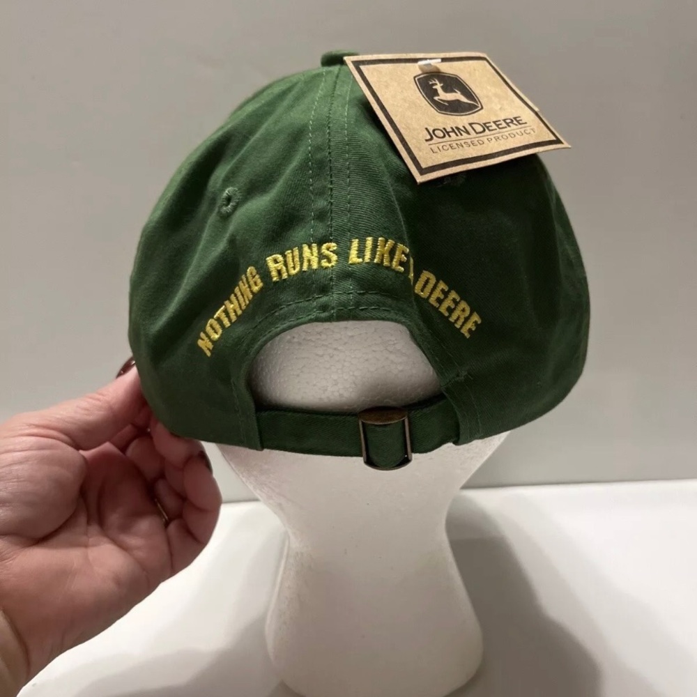 Vintage John Deere Tractor Owner's Edition Adjustable Trucker Hat Cap NEW - Picture 3 of 8